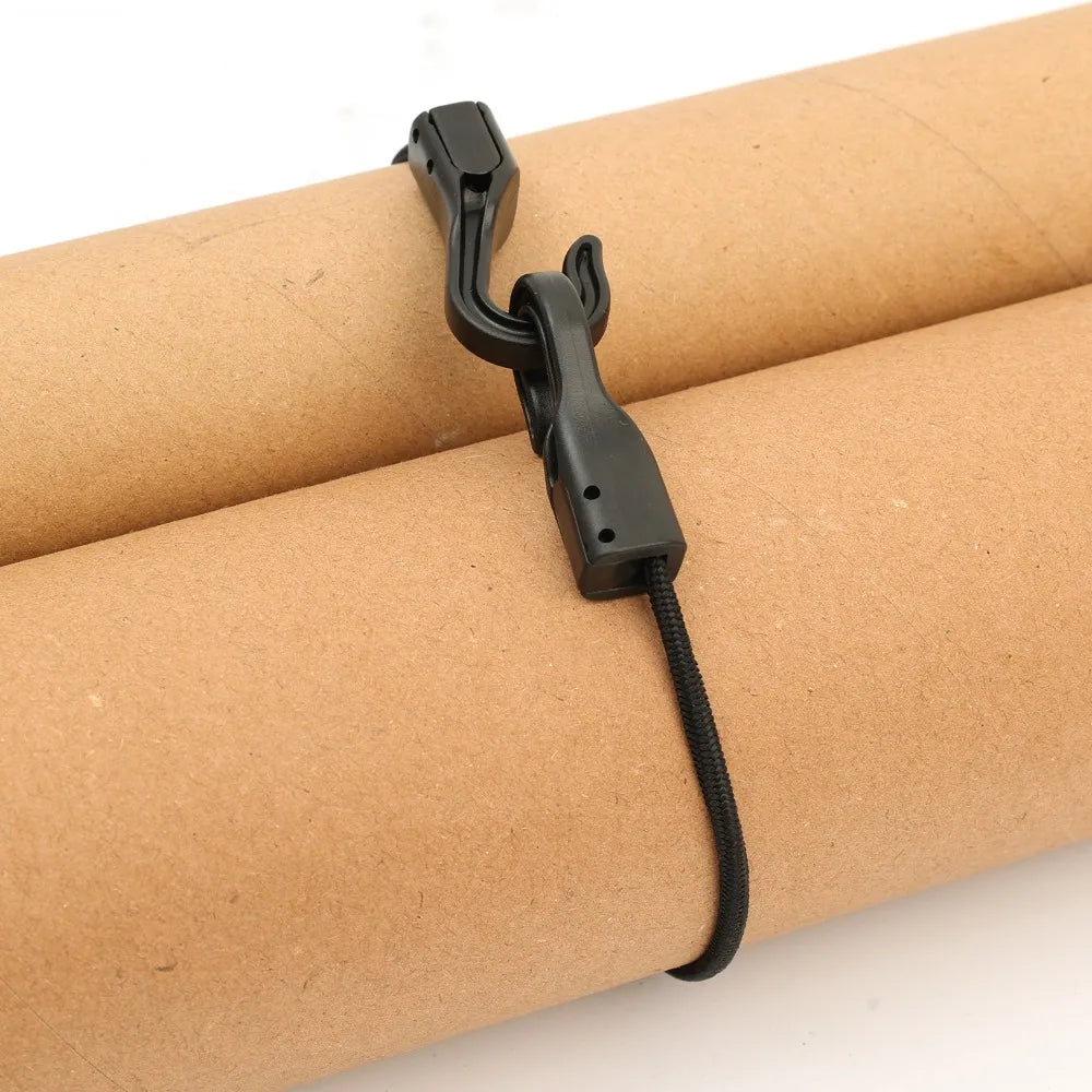 Stretchable Bungee Cord With Hook Nylon Elastic Rope For Camping