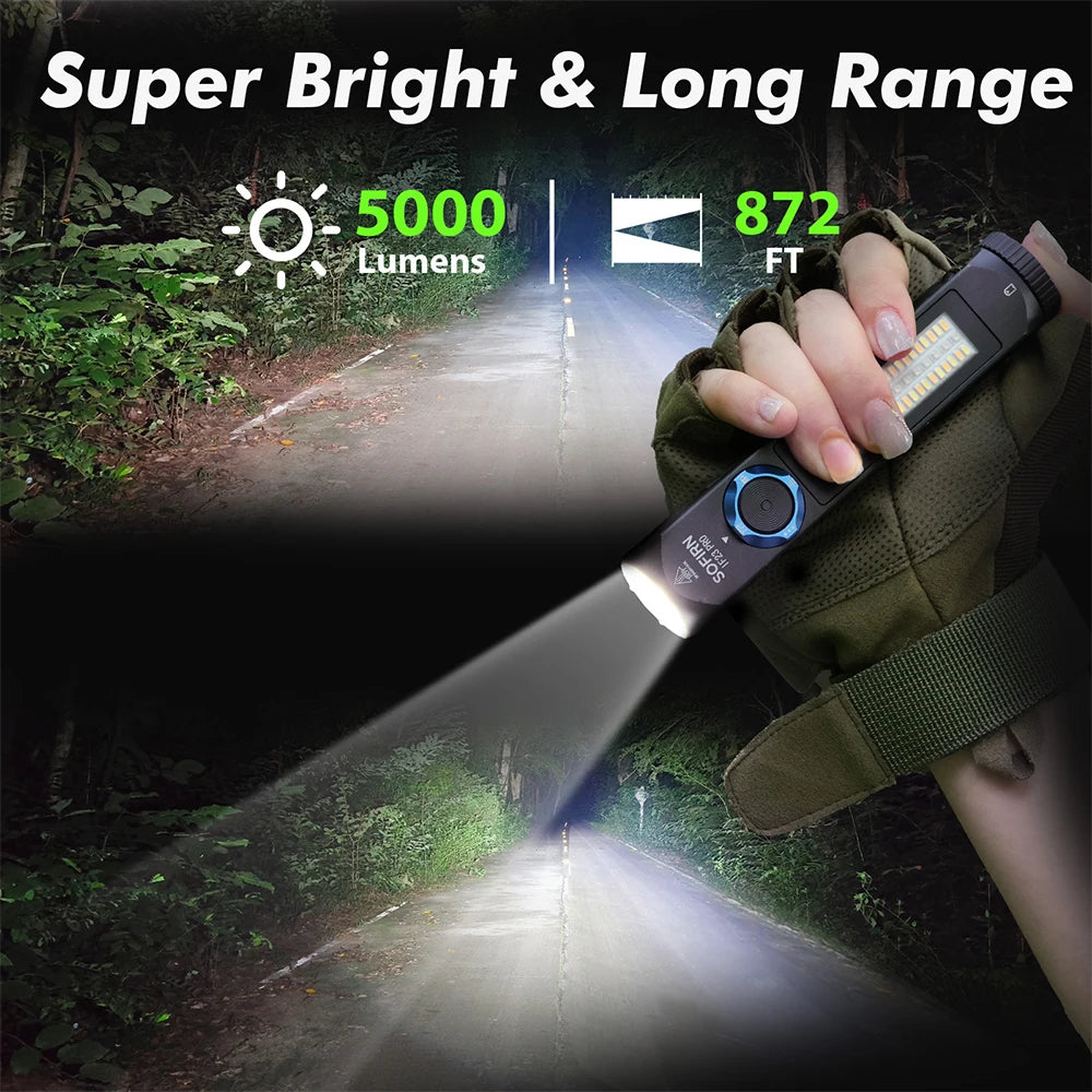Sofirn IF23 Pro RGB Flashlight 5000lm XHP70B USB C Rechargeable