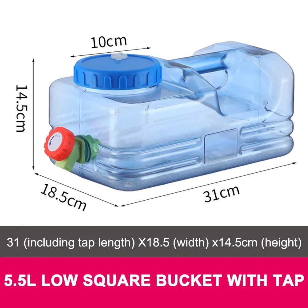 Portable Water Jug With Spigot For Camping And Hiking