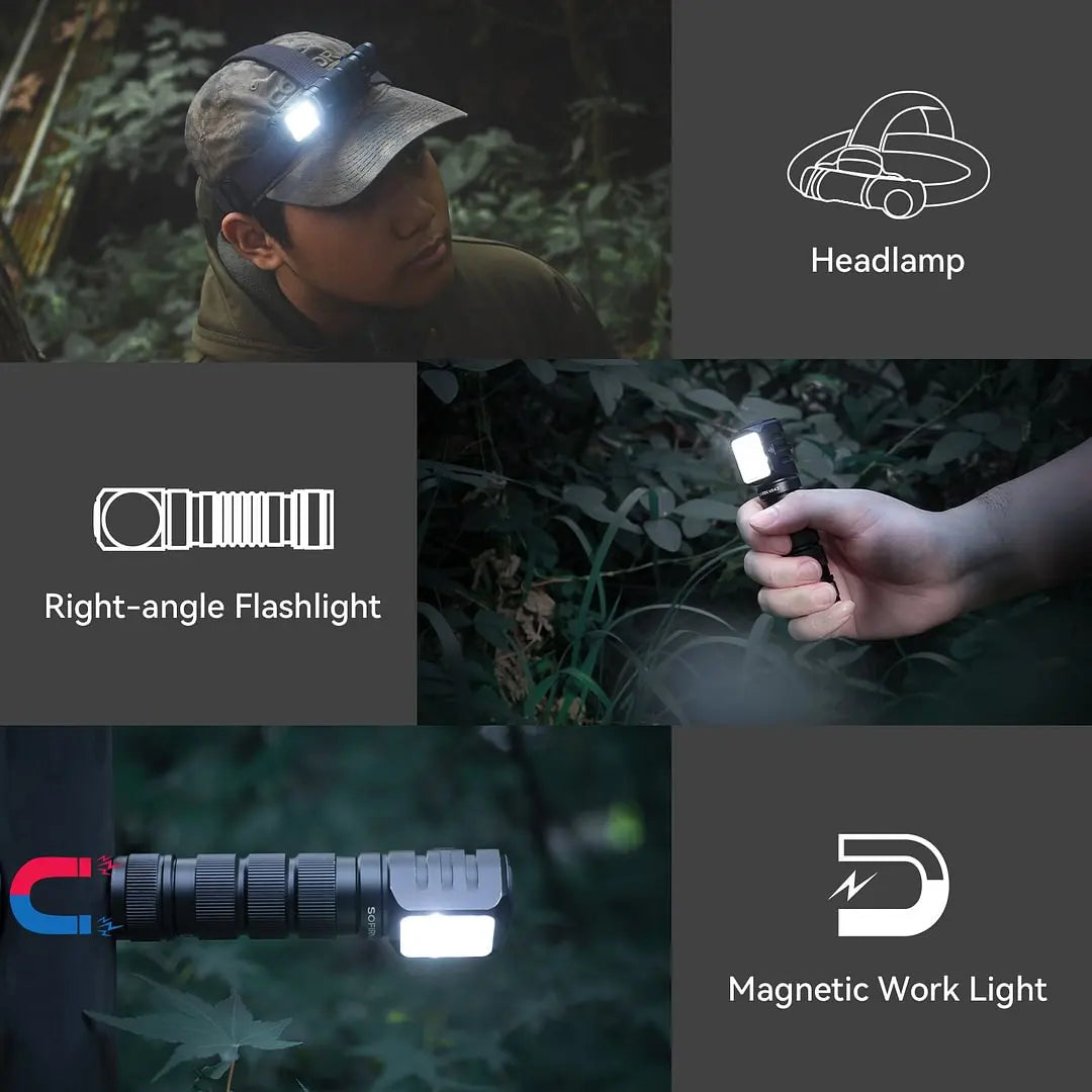 Sofirn HS42 Headlamp 2100lm SST40 LED USB C Rechargeable Flashlight