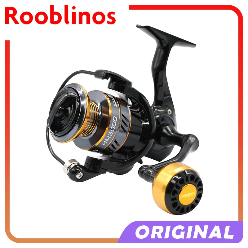 Rooblinos Spinning Fishing Reel High Speed Max Drag 10kg