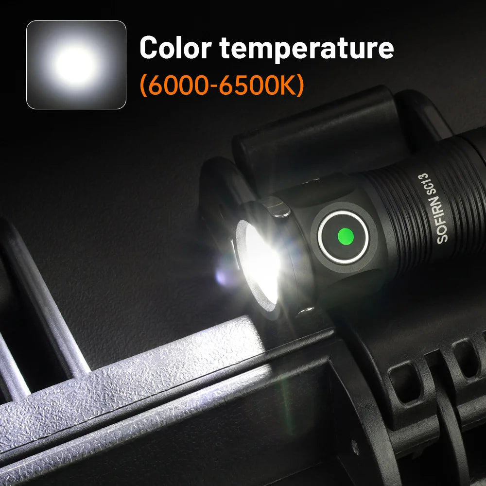 Sofirn Mini SC13 SST40 LED 1300lm Tactical Flashlight