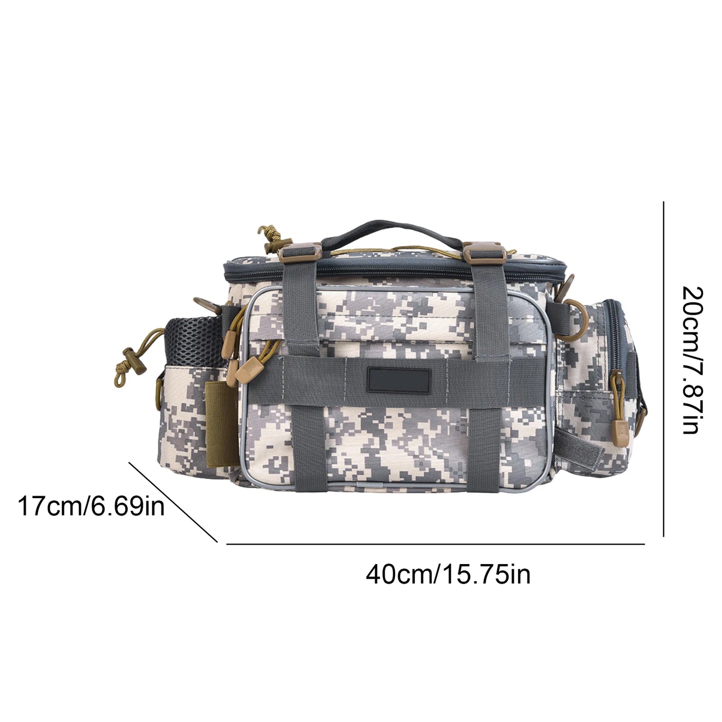 VAKIND Thickened Fishing Tackle Bags Large Capacity Organizer