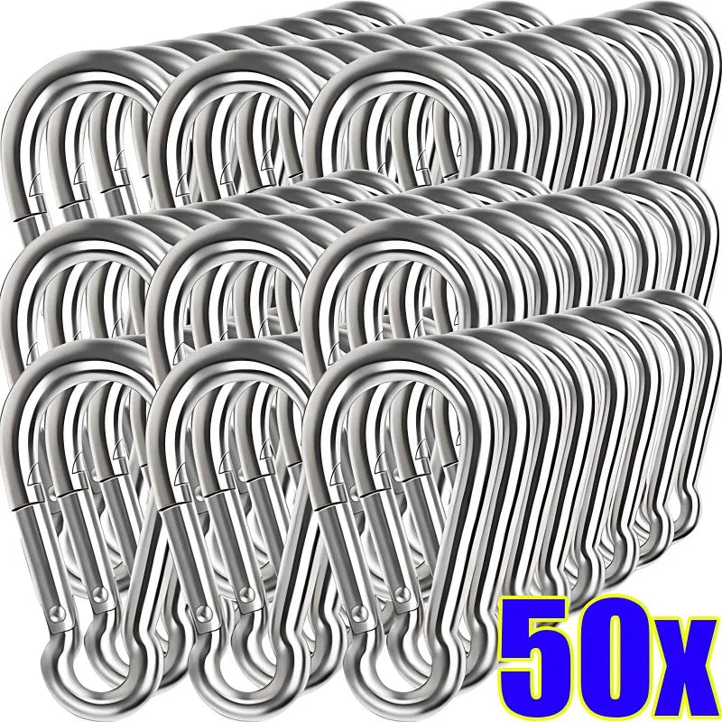 Alloy Carabiner Survival Gear Mountaineering Hook Outdoor Keychain