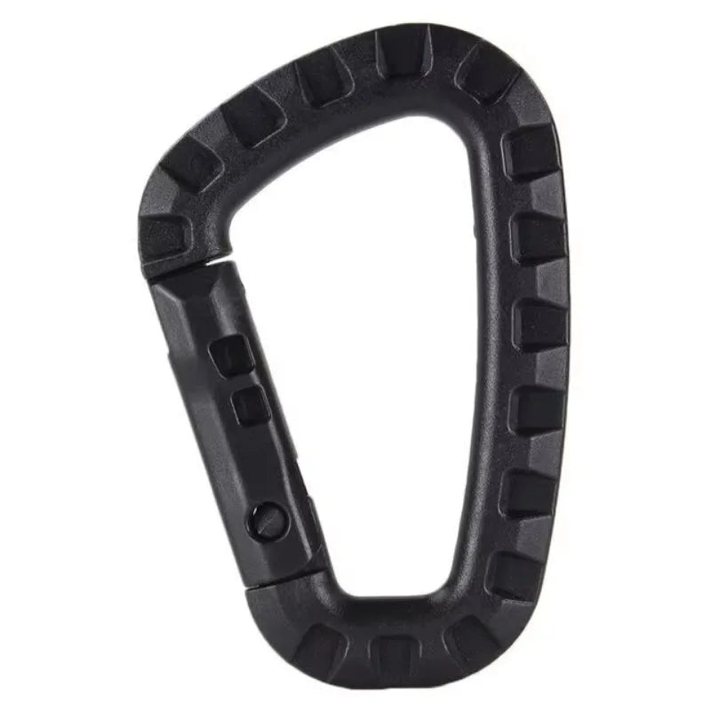 Plastic Carabiner Snap Clip D Ring For Webbing MOLLE Gear