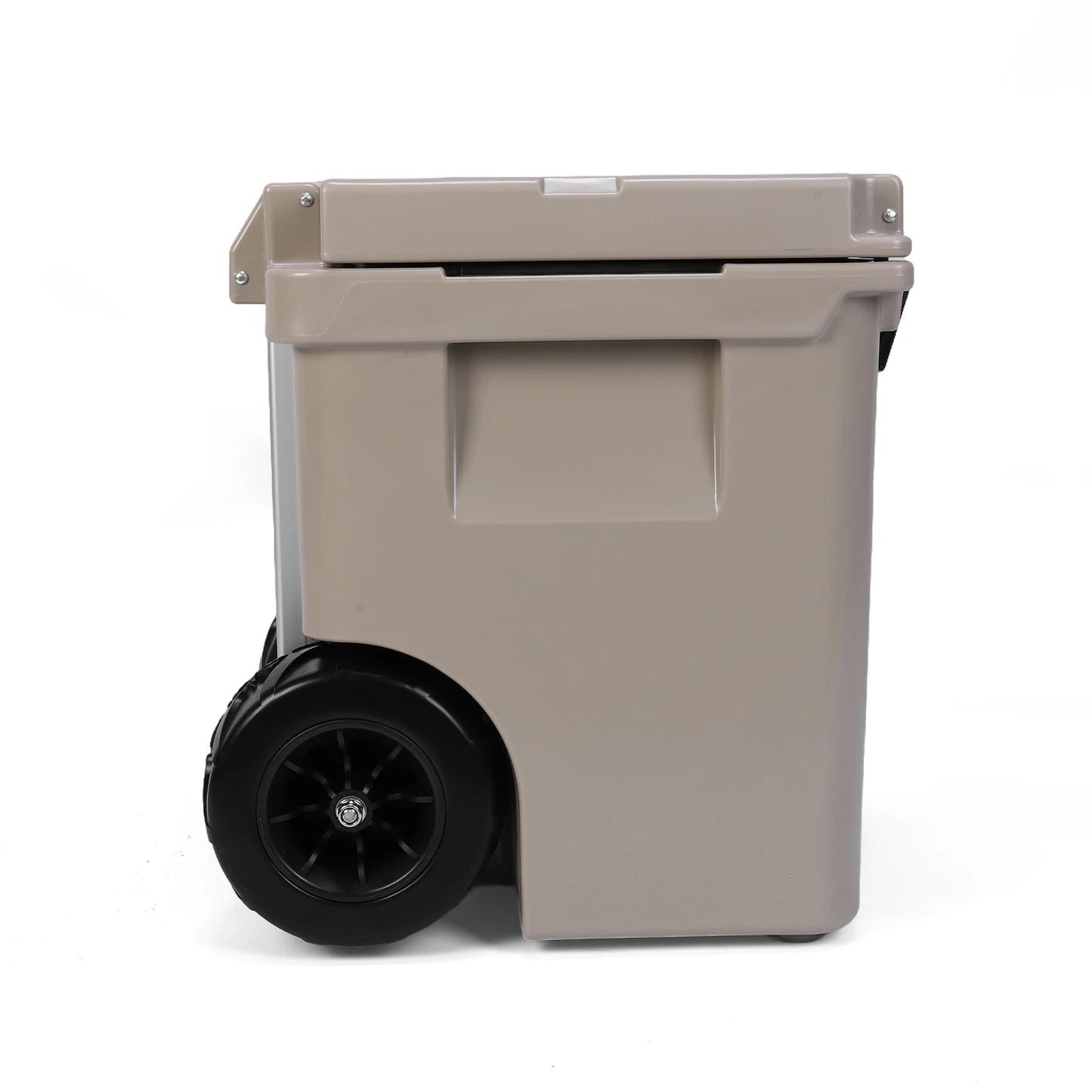 Insulated Wheeled Cooler With Leak-Proof Latches For Outdoor Use