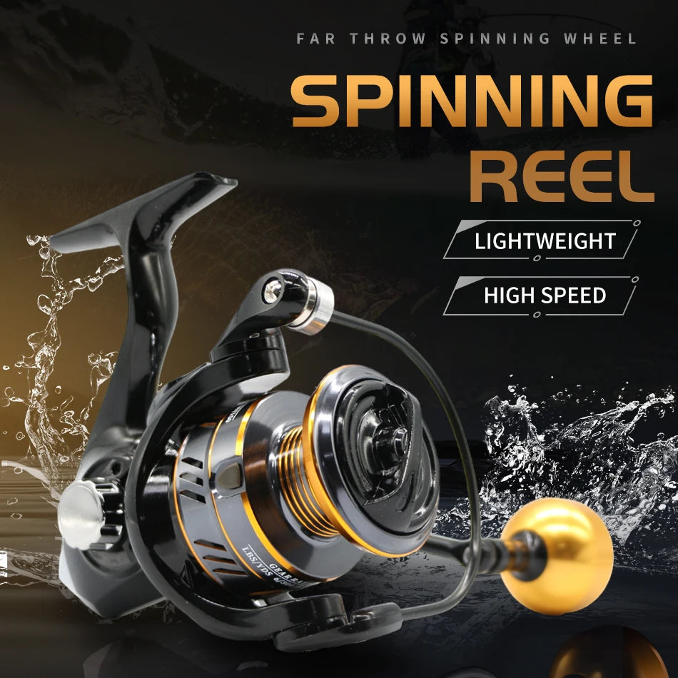 Rooblinos Spinning Fishing Reel High Speed Max Drag 10kg