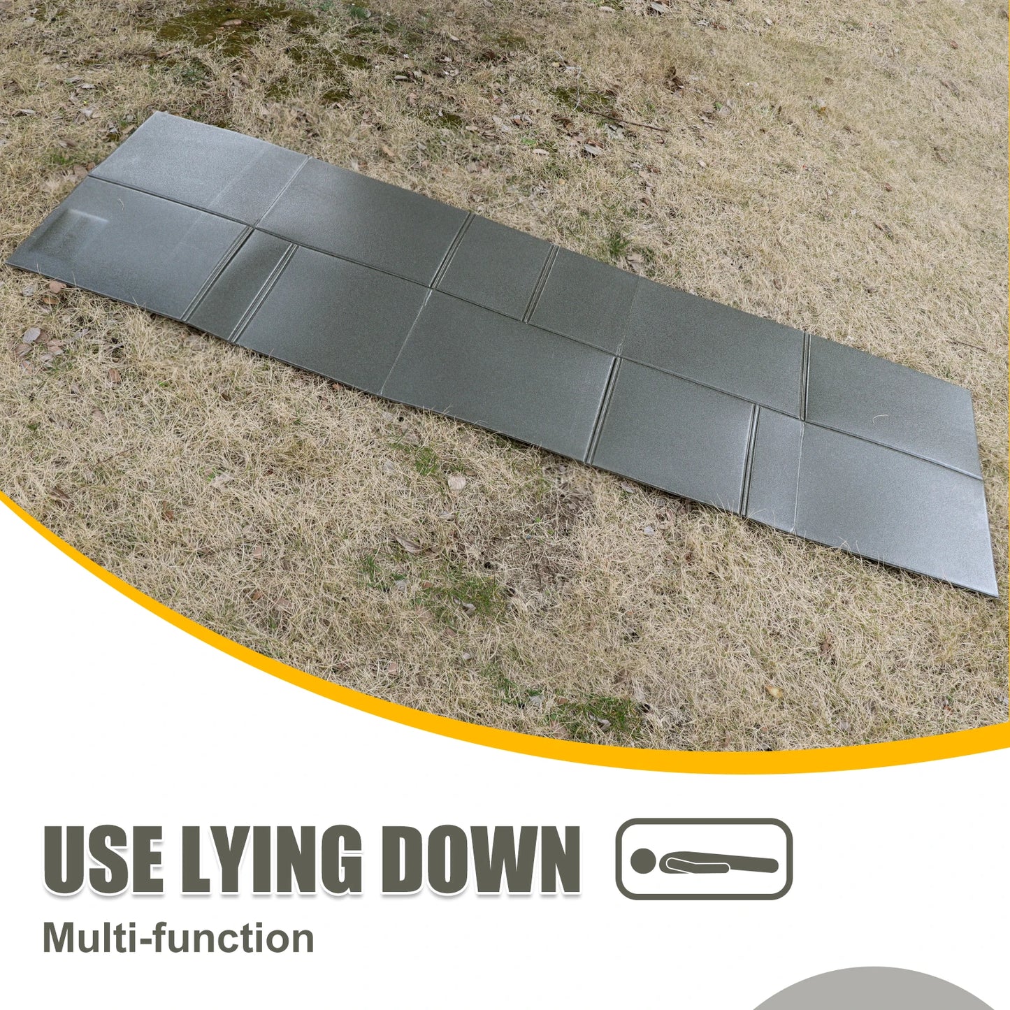 Tactical Foldable Sleeping Mat Waterproof Kneeling Pad For Camping Outdoors