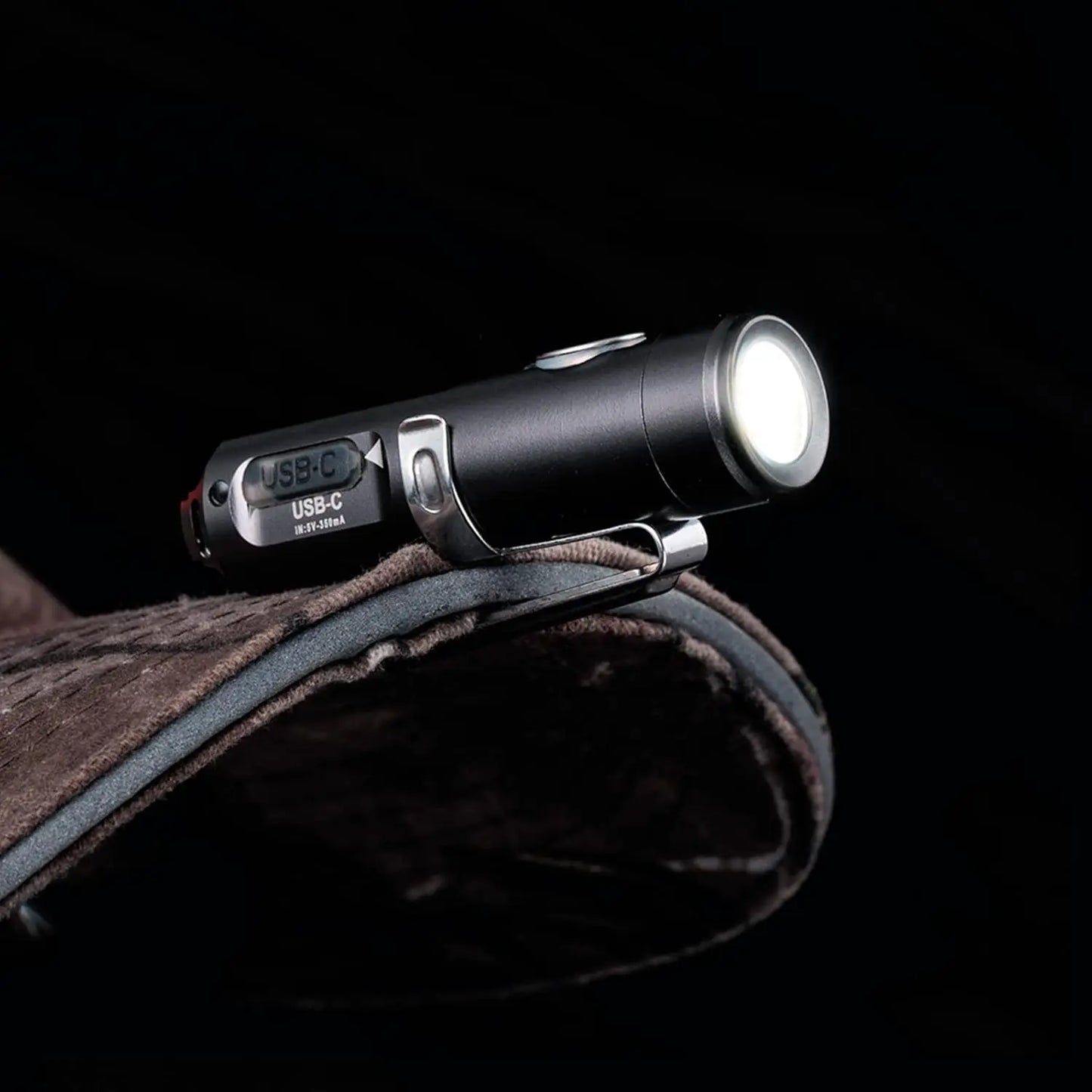 650 Lumen USB C Rechargeable Keychain Flashlight EDC