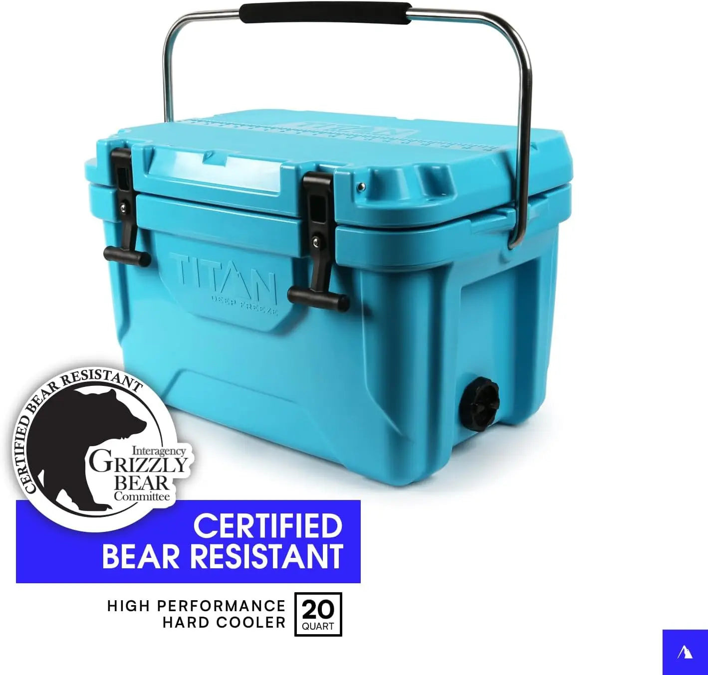 Durable Ice Chest Cooler With Microban Protection For Camping