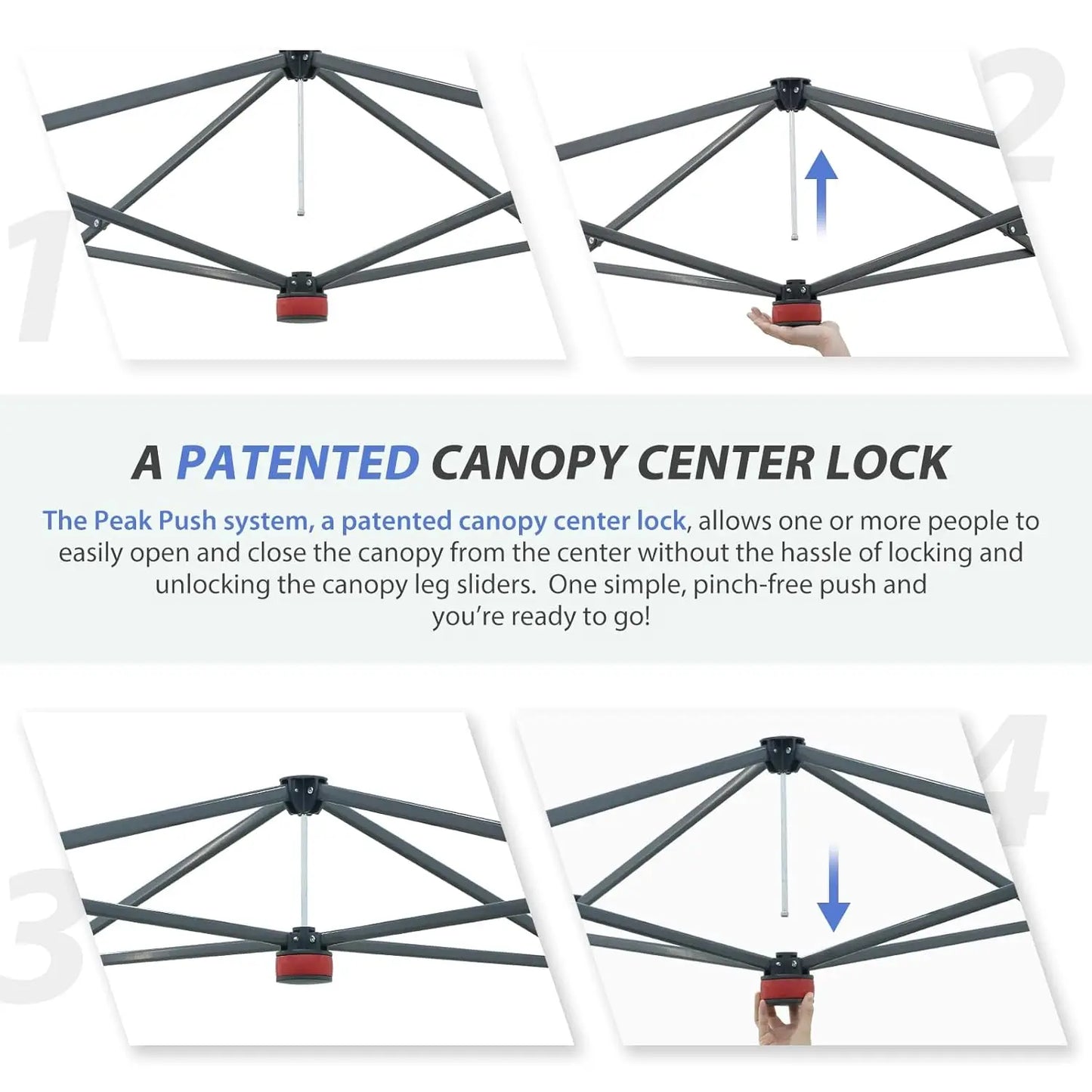 Pop Up Canopy Tent Outdoor Instant Easy Single Person Setup