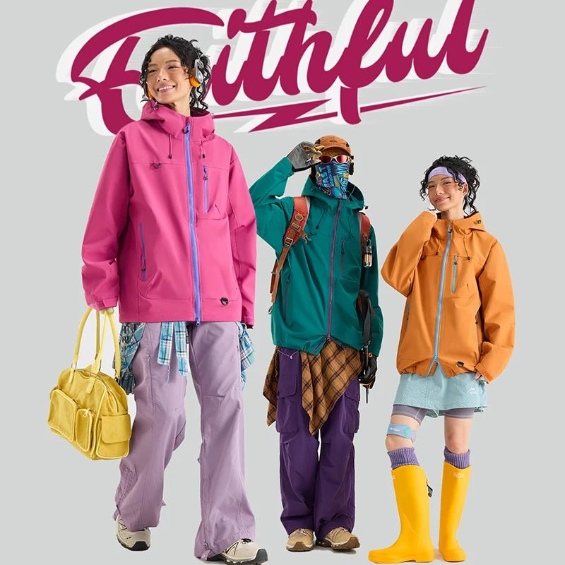 Unisex Waterproof Hooded Windbreaker Jacket For Hiking And Outdoor