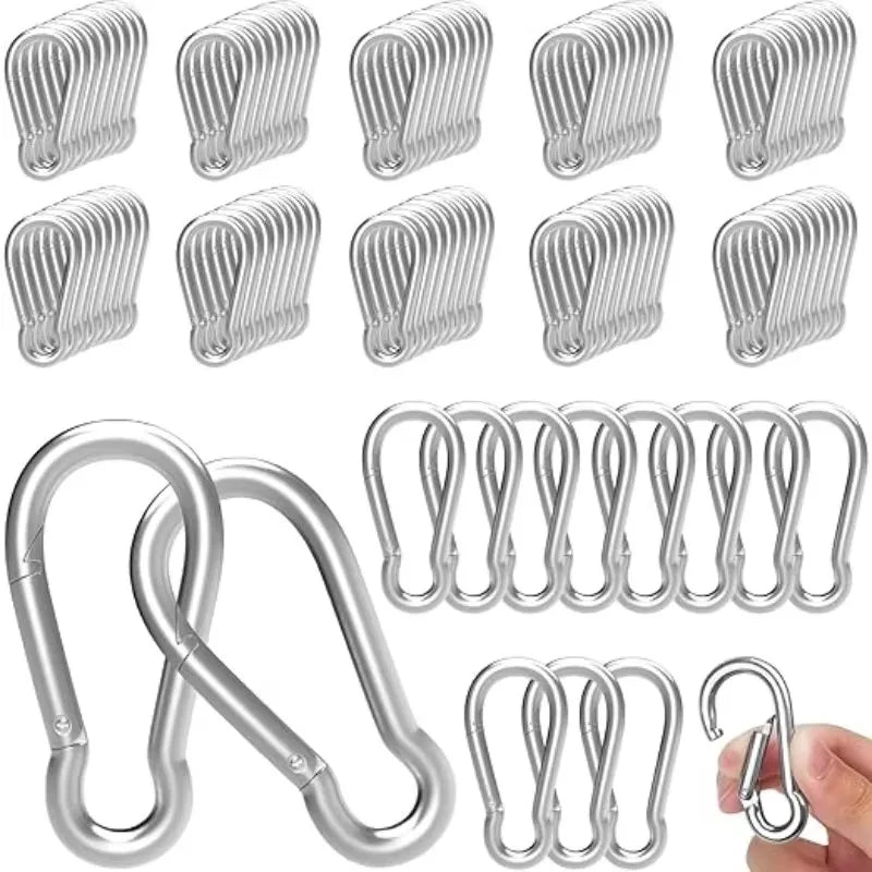 Alloy Carabiner Survival Gear Mountaineering Hook Outdoor Keychain