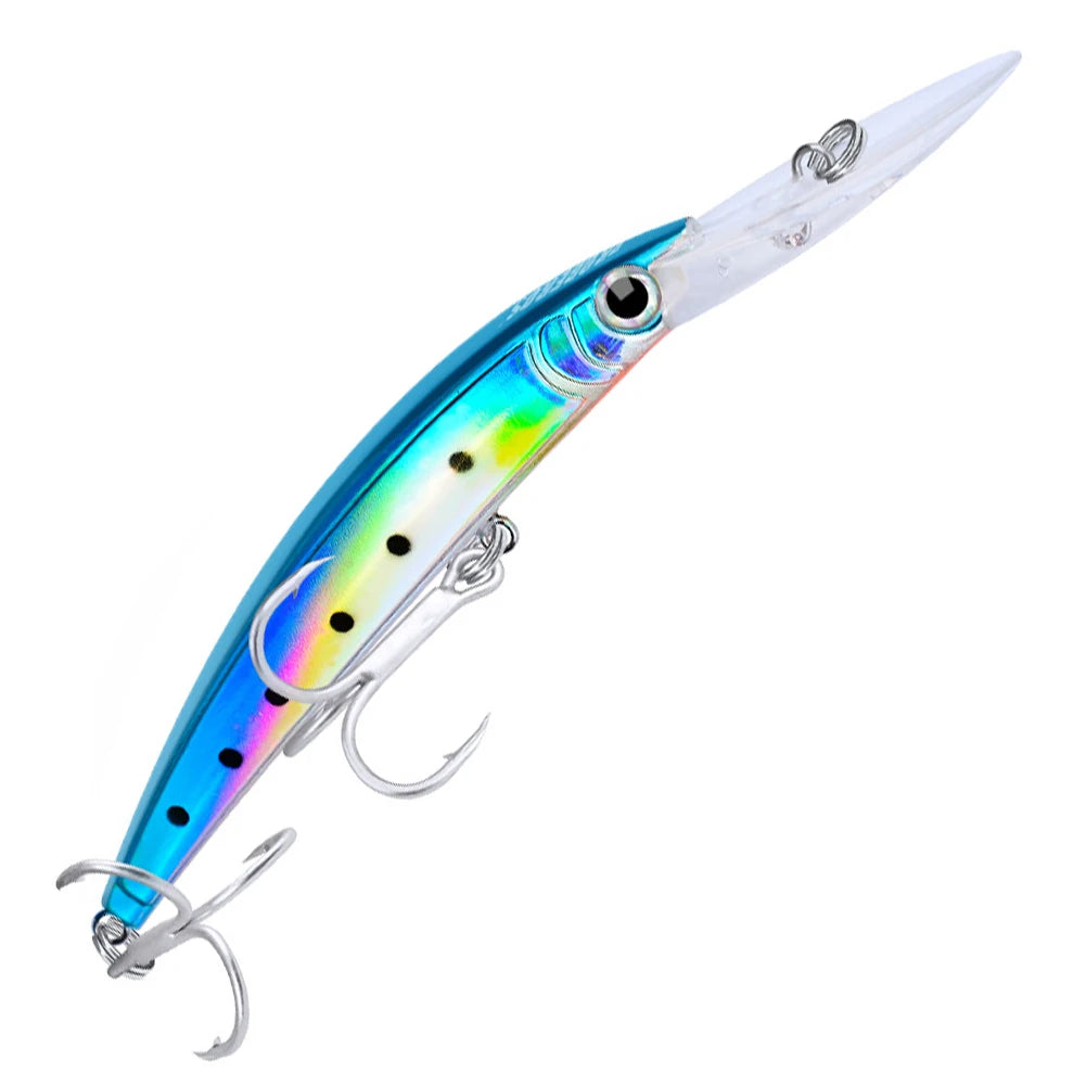 Minnow Plastic Hard Baits With Hooks For Saltwater Fishing