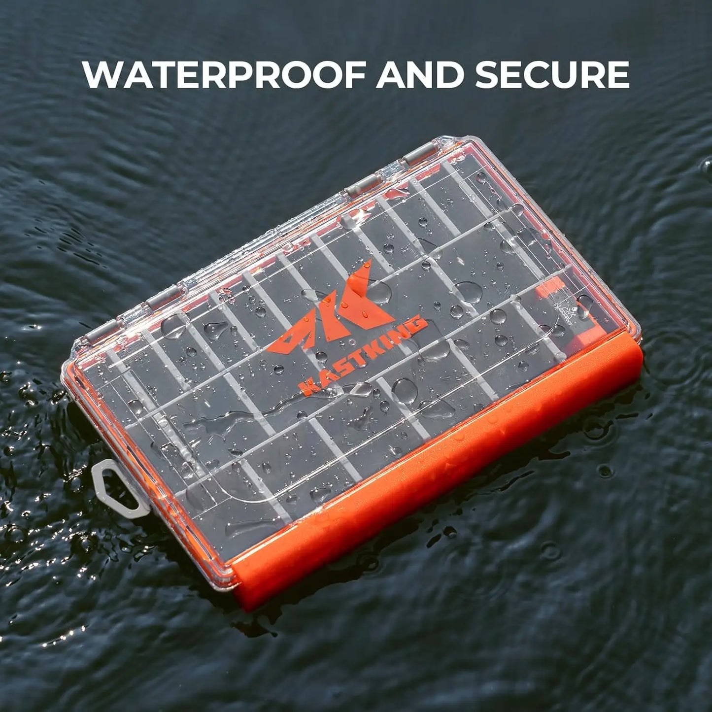Waterproof Fishing Tackle Box With 3600 3700 Trays Removable Dividers