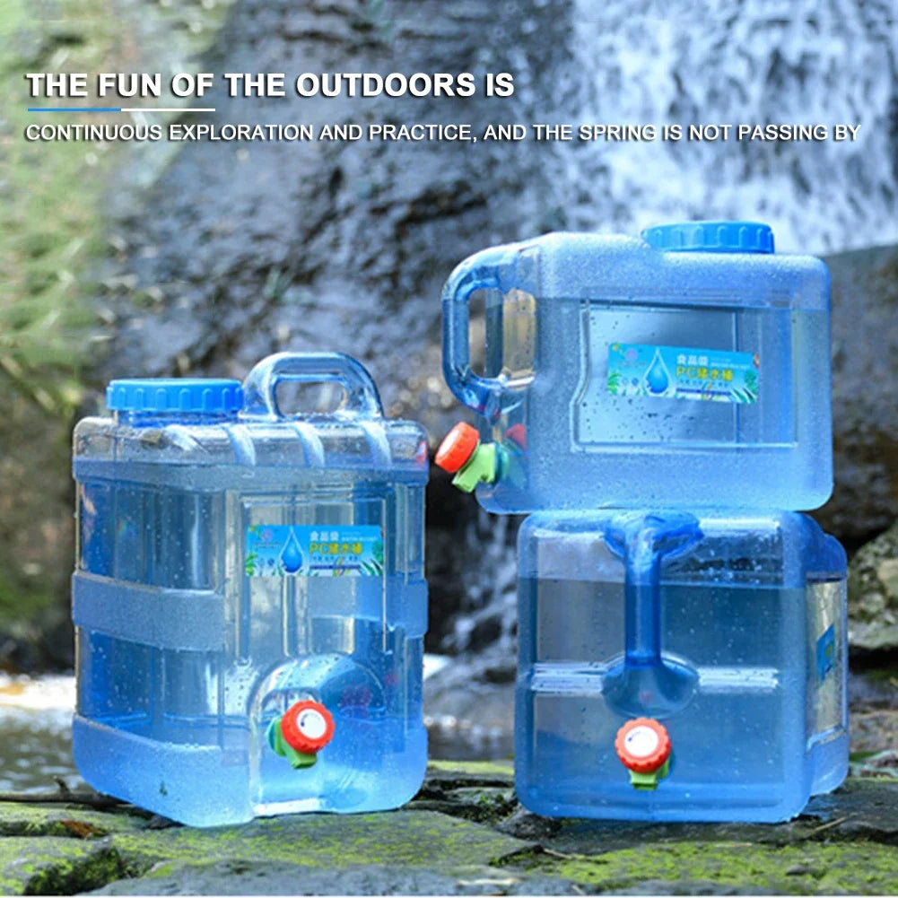 Portable Water Jug With Spigot For Camping And Hiking