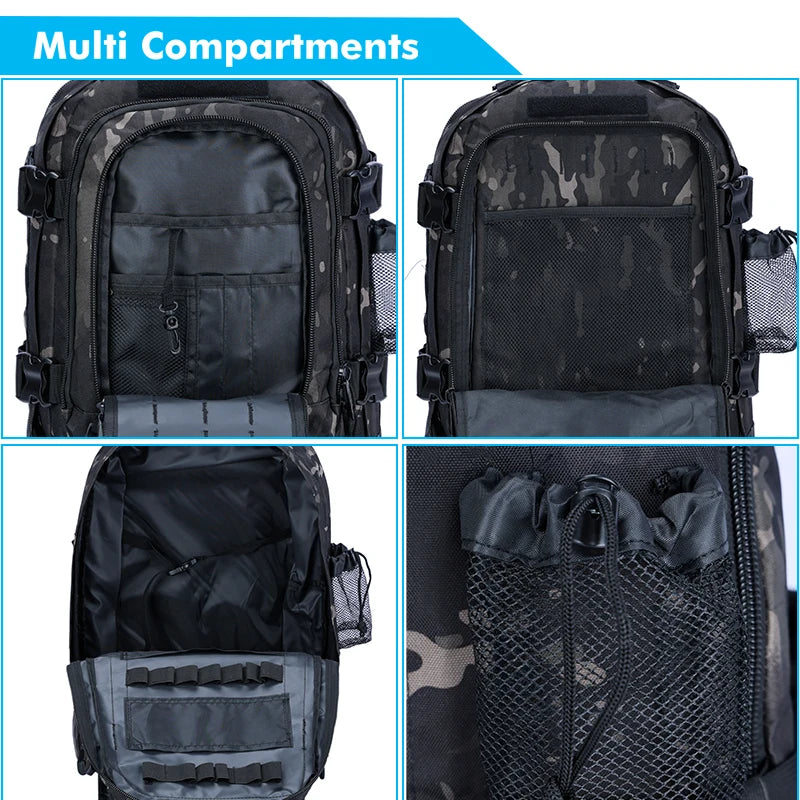 Tactical Military Backpack Molle Assault Daypack For Hiking Camping Travel