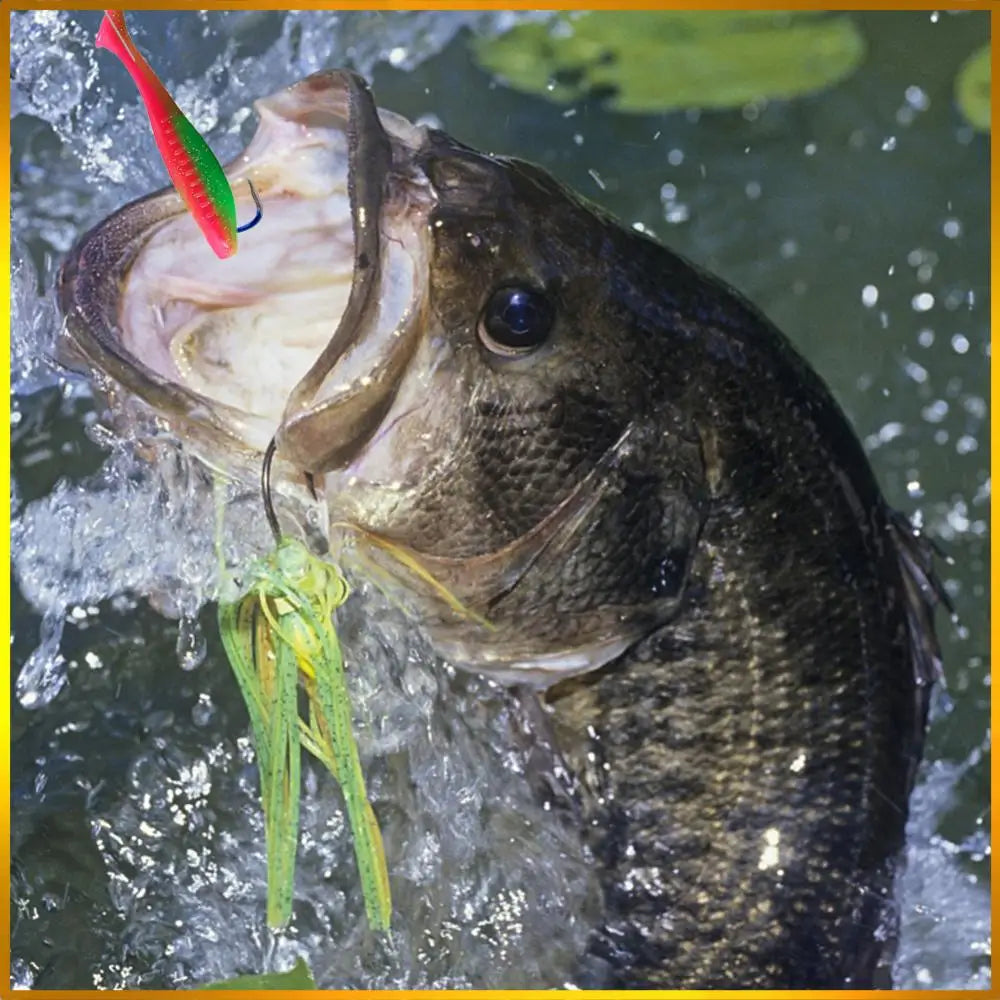 Five Pieces T Tail Soft Lures Swimbaits For Bass Fishing