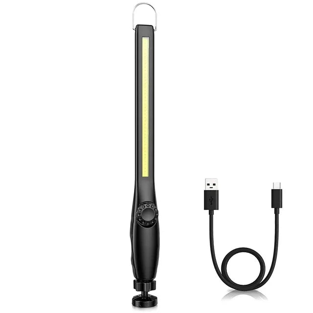 ESMARTER COB LED Flashlight Magnetic Work Light USB Rechargeable
