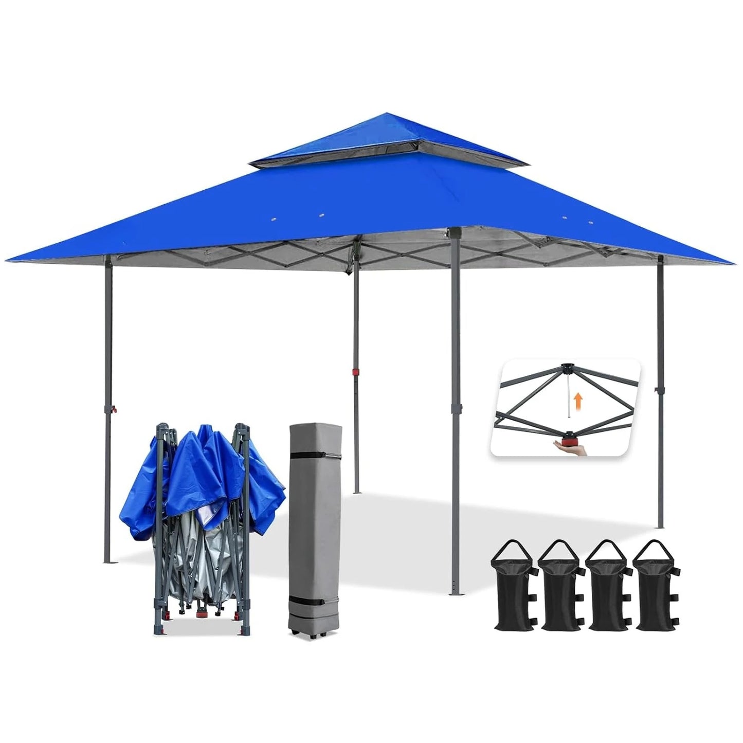Pop Up Canopy Tent Outdoor Instant Easy Single Person Setup