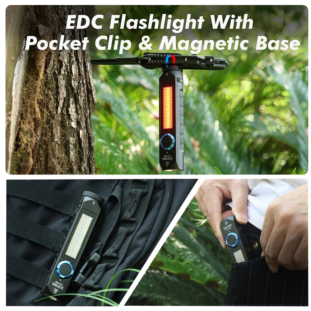 Sofirn IF23 Pro RGB Flashlight 5000lm XHP70B USB C Rechargeable