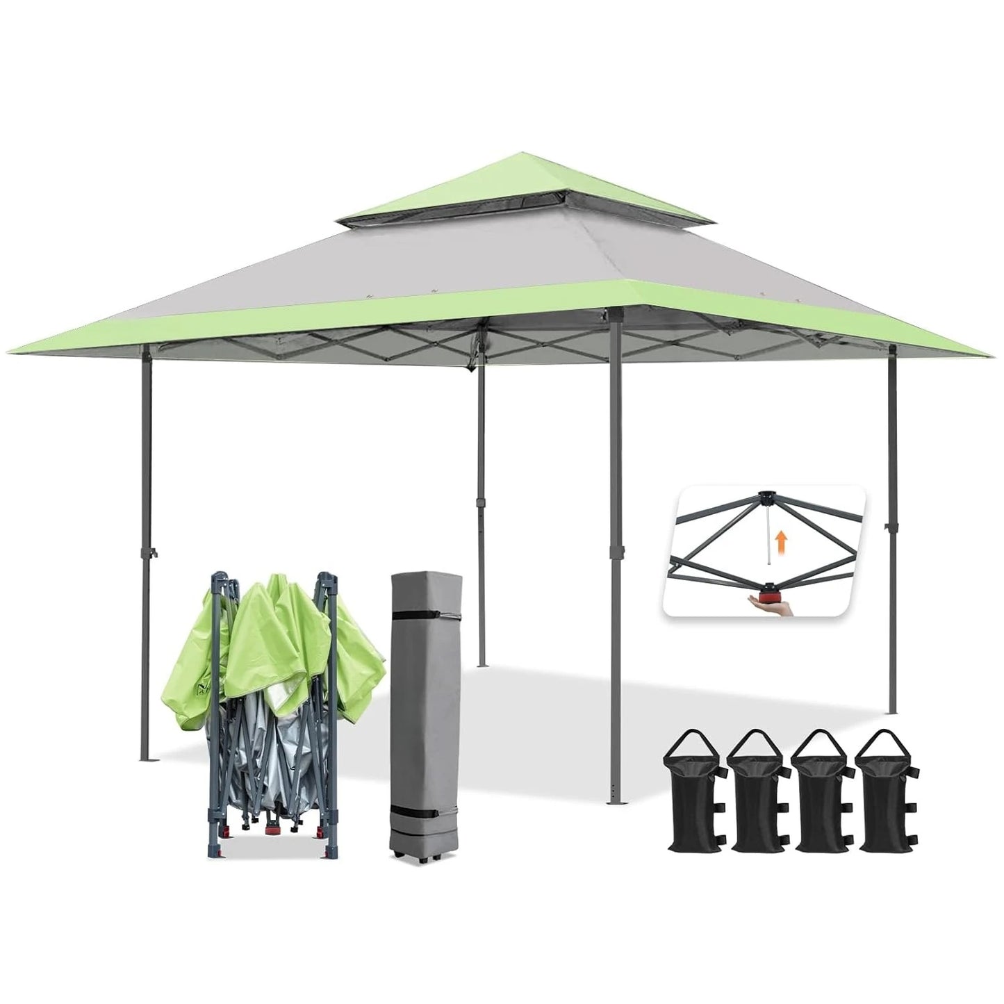 Pop Up Canopy Tent Outdoor Instant Easy Setup Shelter
