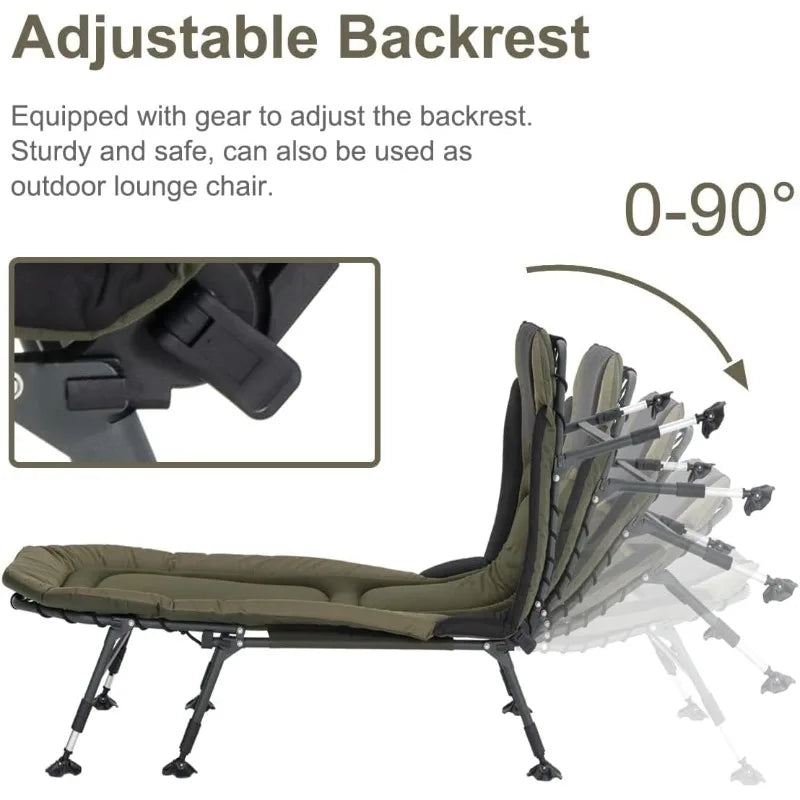 Camping Cot For Adults With Bag Heavy Duty Folding Bed