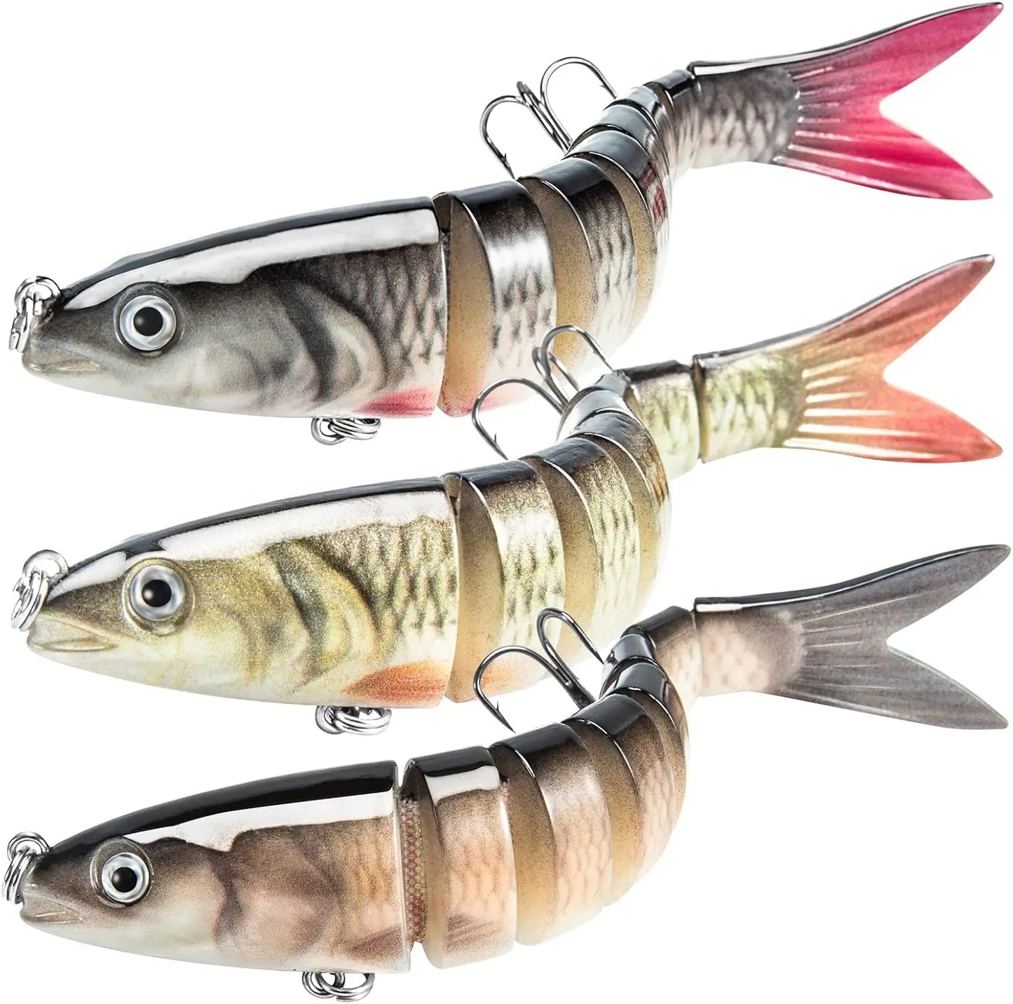 Realistic Fishing Lures for Bass Trout and More Freshwater Saltwater