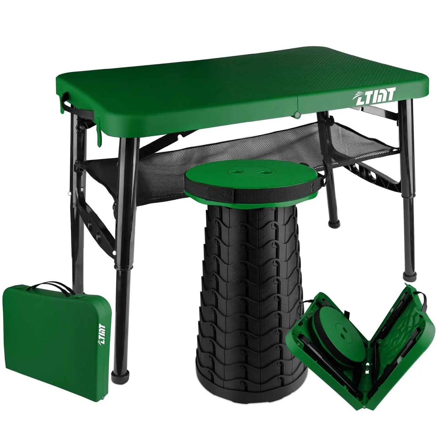 XIUWO Folding Table And Stool Portable For Camping