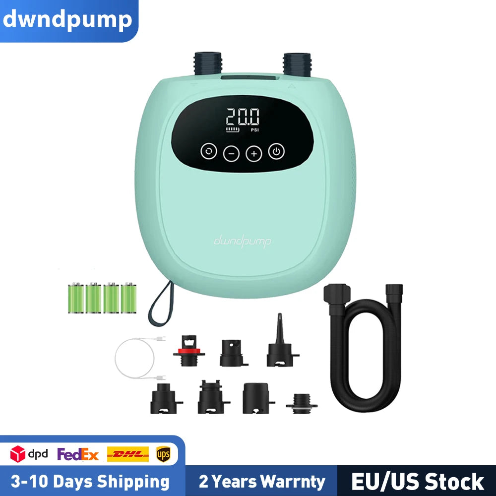 DP3 Electric 20PSI SUP Pump 38.48Wh Battery Paddle Board Inflation