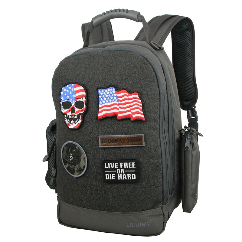 LQARMY Outdoor Tactical Backpack Military Laptop Bag