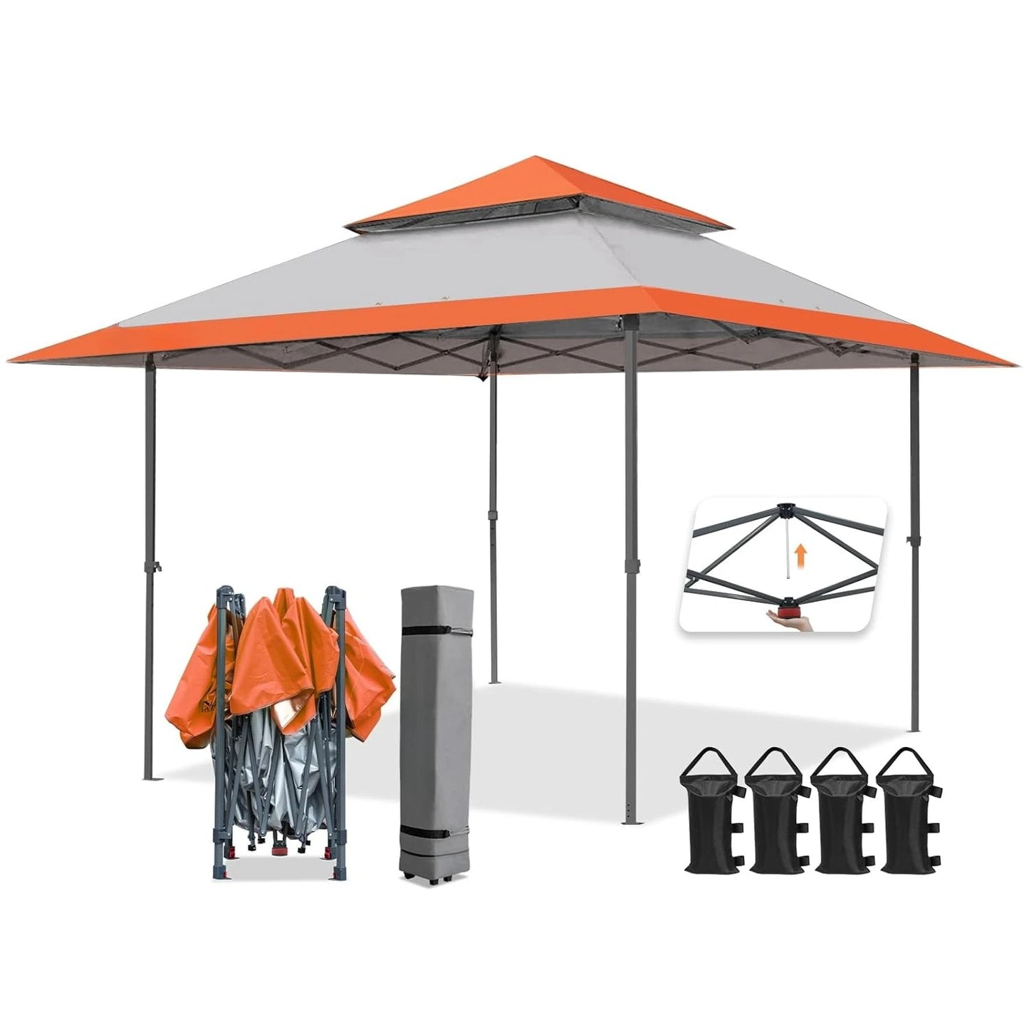Pop Up Canopy Tent Outdoor Instant Easy Single Person Setup