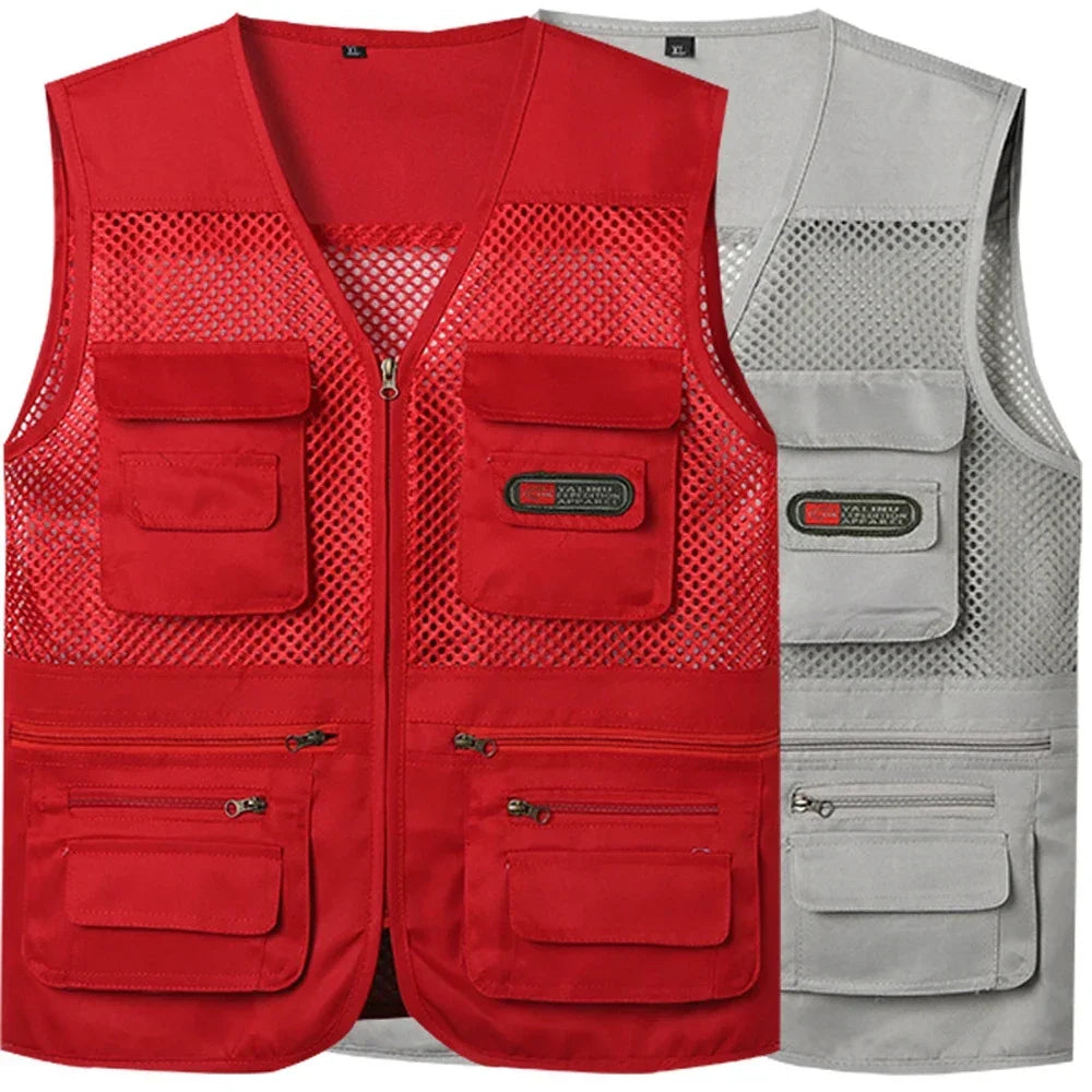 Breathable Summer Mesh Vest For Photography Fishing And Outdoor Activities