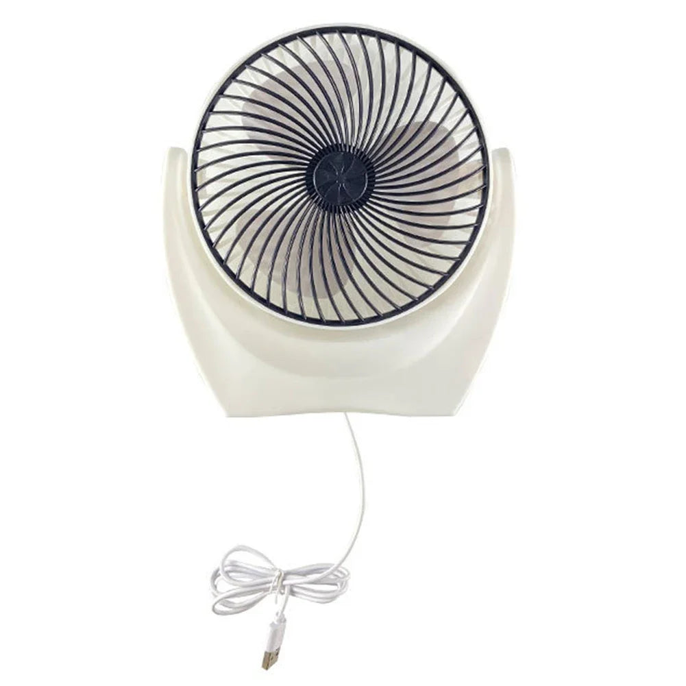 Solar Panel Powered Camping Fan With USB Charger Outdoor Fan