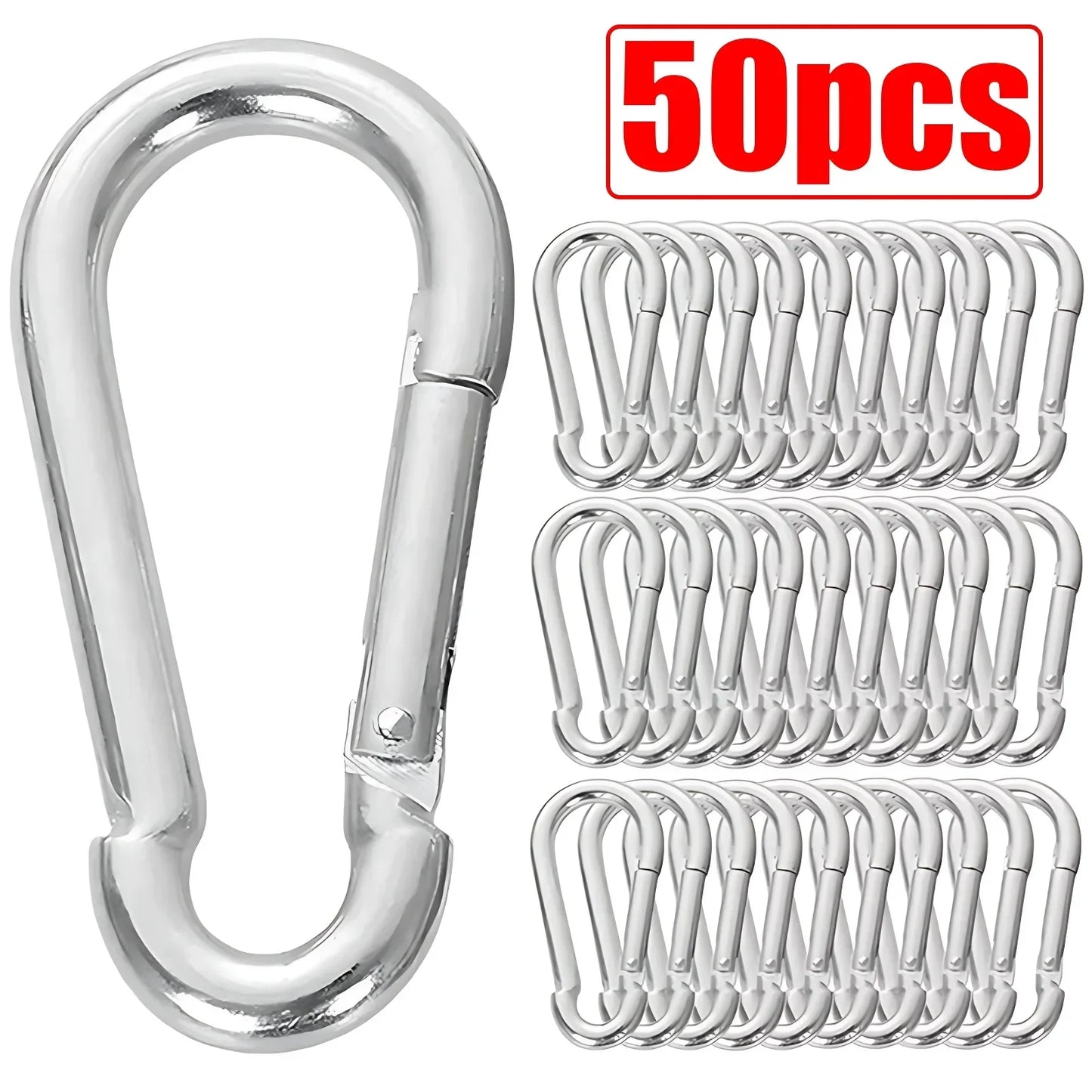 Alloy Carabiner Survival Gear Mountaineering Hook Outdoor Keychain