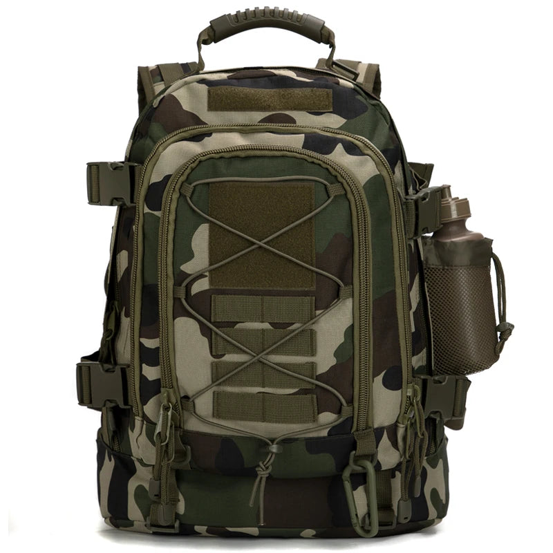 LQARMY Outdoor Tactical Backpack Military Rucksack for Hiking Camping