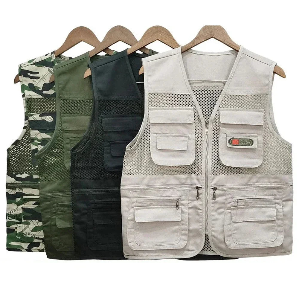 Breathable Summer Mesh Vest For Photography Fishing And Outdoor Activities