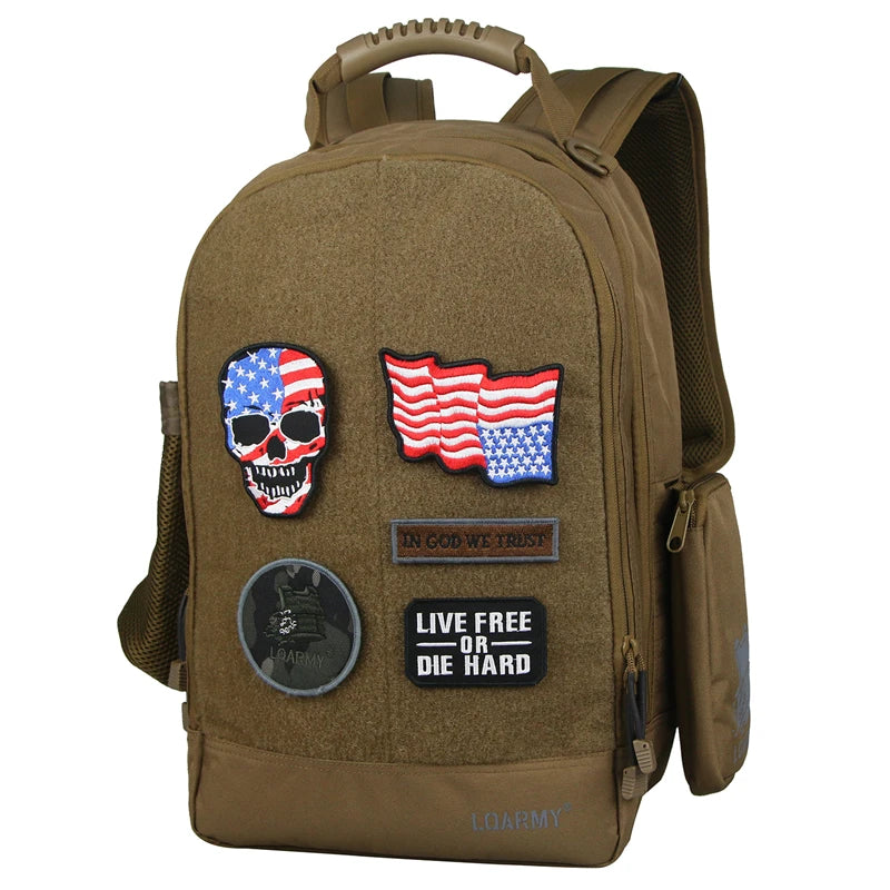 LQARMY Outdoor Tactical Backpack Military Laptop Bag